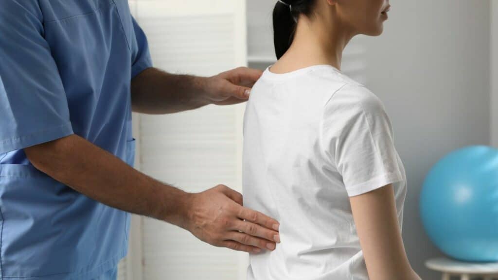 Photo of lower back pain assessment
