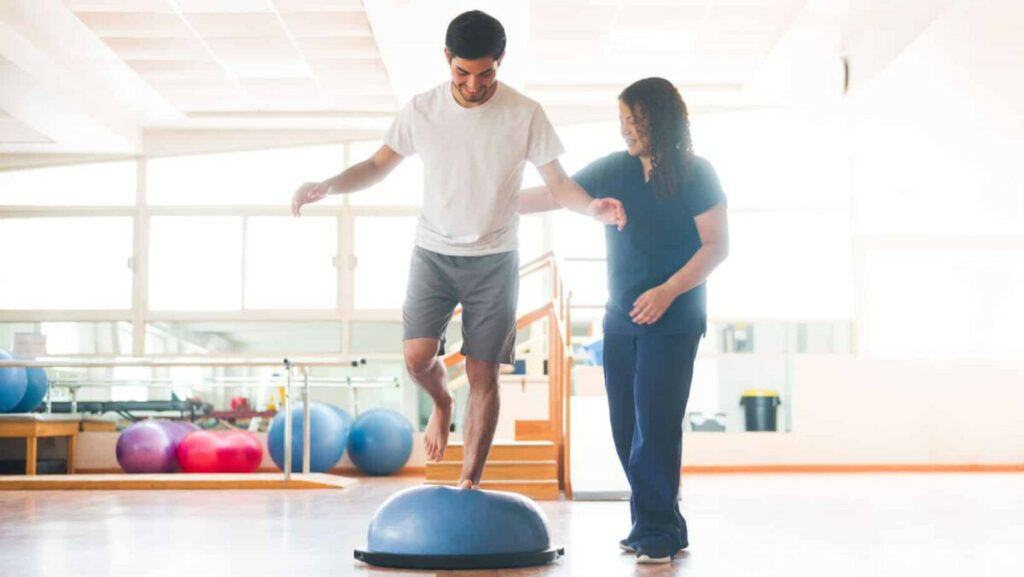 Picture of Hip rehabilitation physical therapy