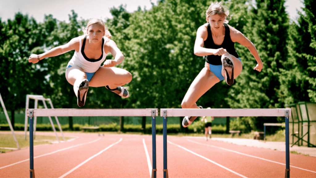 Picture of Women Hurdling