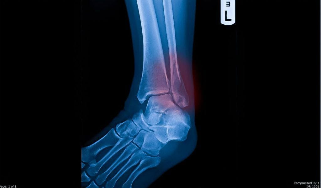 Lateral Malleolus Fracture X-Ray